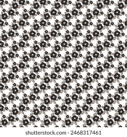 Black rose Seamless Pattern Design