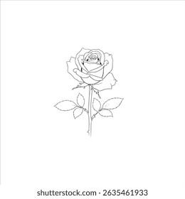 Black roses flowers silhouette set vector drawing.Floral beautiful wedding element.Stencil tattoo design.Decor.Decoration.Vinyl wall sticker decal.Plotter laser cutting.Beauty salon logo.DIY stem cut 