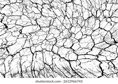 Black rough cracked wall texture