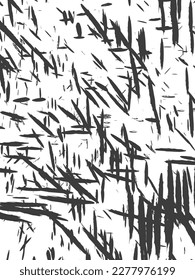 Black rough lines grunge background, frame
