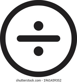 Schwarze runde Umrisssymbol, Schaltfläche, Symbol einzeln auf weißem Hintergrund. bearbeitbarer Strich und Farbe