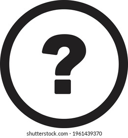 Black round outline icon, button, symbol isolated on white background. editable stroke and color