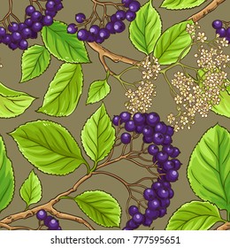black rowan vector pattern
