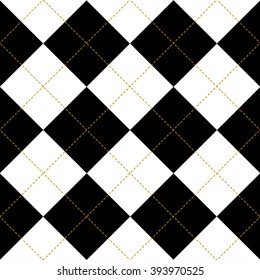 Black Royal White Diamond Background Vector Illustration