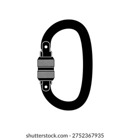 A black rubber bangle with a metal clasp