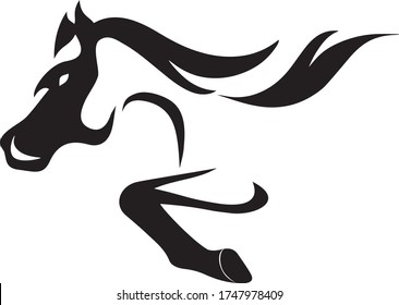 Free Pretty Horse Svg SVG PNG EPS DXF File