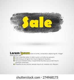 Black Sale Abstract Vector Illustration