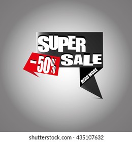 Black sale background. Vector illustration