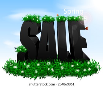 Black sale spring poster