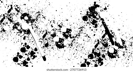 black sand isolated on white background

