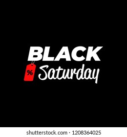 Black Saturday Sale Vector Editable Post