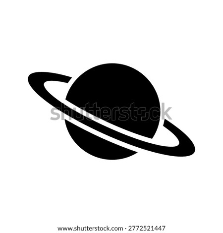 Black saturn planet ring space cosmos