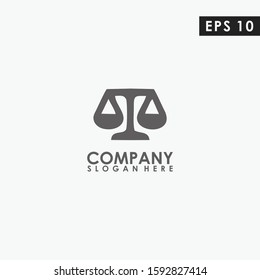Black Scale Modern Logo Design Vector Template