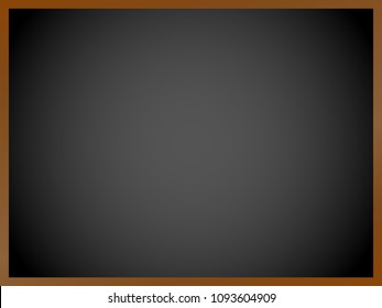 Black school board vector illustration. Blackboard background.