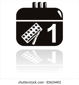 black school calendar icon