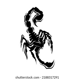 Black scorpion image for tattooing
