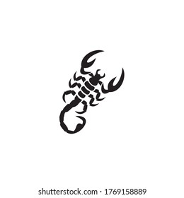 Black Scorpion Logo Design Vector Template Stock Vector (Royalty Free ...