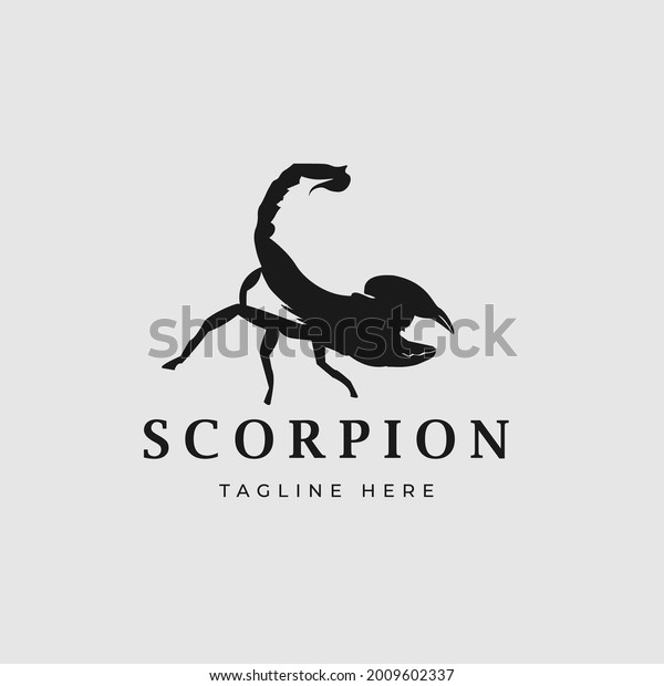 Black Scorpion Scorpion Logo Your Company Stock Vector (Royalty Free ...