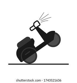 Black scoter sketch with white background.Vector EPS10