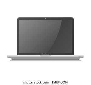 black screen notebook laptop