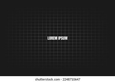 black screen with square pattern presentation template