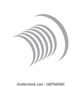 black screw logo stock vector template