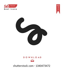 black scribble icon. scribble icon vector isolated on white background. Graphic design, material design, 2019 year best selling icons, mobile application, UI / UX design, EPS 10 format vector