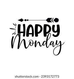 Black Script Typography on White Background Describing Best Deal, Promotion, Discount and Sale for e-commerce transactions on the Monday Offered by Retailers to Encourage People to Shop Online. 