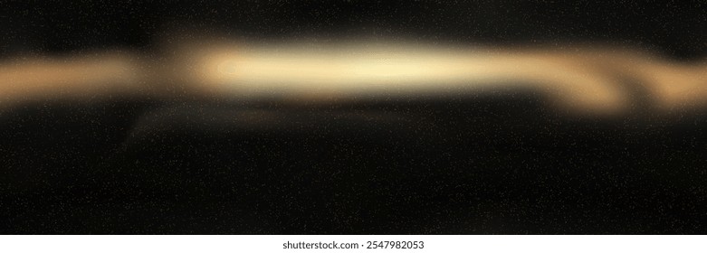 Black seamless bg with golden gradient and overlay noise effect. Bright vector illustration with texture. Blurred abstract background