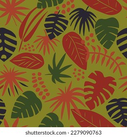 Black Seamless Classic Tropic Element Pattern. Dark Continuous Elegant Garden Quill, Seamless Vector. Gradient Seamless Color Natural Scribble Texture. 