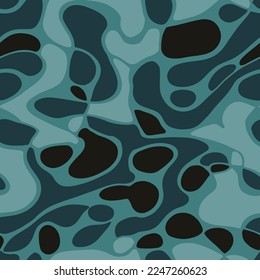 Impresión de diseño moderno en color negro sin foco. Conjunto De Moda Creativo Y Sin Pescado, Papel De Pantalla Sin Precedentes. Resumen Repetitivo Oscuro De Fondo De Decoración Aislada. 
