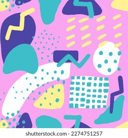 Black Seamless Contemporary Geometric Scribble Silhouette. Dark Repeated Brushed Simple Surface, Seamless Swatch. Colorful Seamless Abstract Beautiful Textile Backdrop