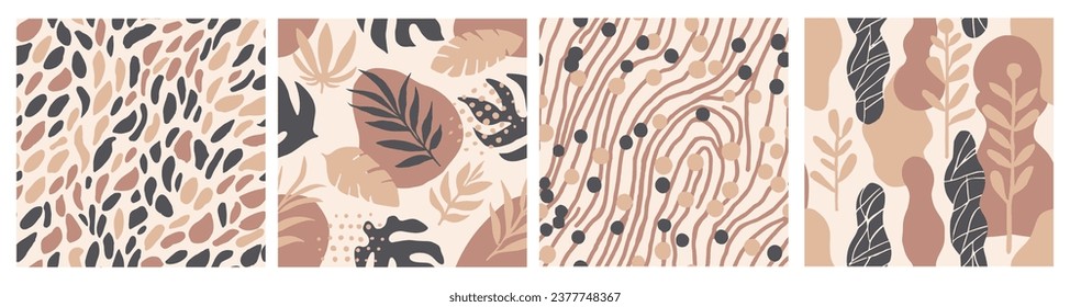 Black Seamless Creative Beauty Decor Set. Light Seamless Abstract Decorative Surface, Seamless Background. Yellow Endless Contemporary Branch Invitation Wallpaper. 