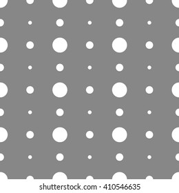 black seamless dots pattern