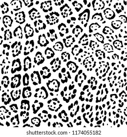 Black Seamless Jaguar Patternvector Stock Vector (Royalty Free ...