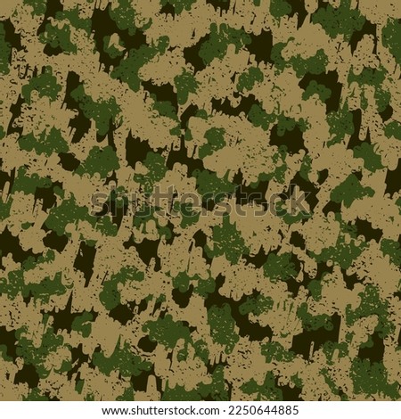 Black Seamless Modern Graphic Wrapping. Camouflage Desert Khaki Repeated Monochrome Graphic Art. Green Repeated Soldier Vector Backdrop. Beige Camouflage Seamless Pattern. Camoflage