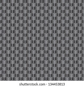 black seamless pattern with a braid