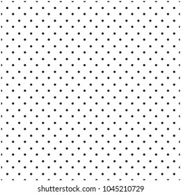 black seamless polka dots pattern