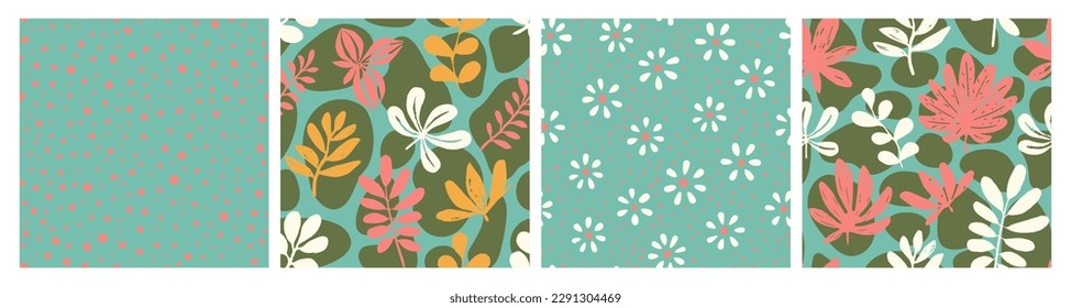 Black Seamless Summer Branch Illustration Vector. Pink Repetitive Classic Vintage Lines, Seamless Pattern. Blue Endless Fashion Beauty Scribble Backdrop. 