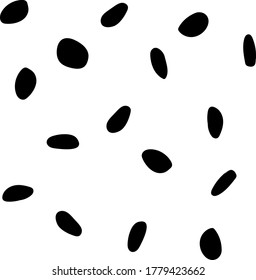 Black Seamless Vector Art. Random Spot Birthday. Black Retro Polka Background. Pattern Cute Effect. Black Modern Explosion Blast. Halftone Ink Dot Sparkle. Small Color Dot. Abstract Vintage Ball.