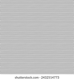Black seamless wavy line pattern