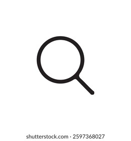 Black Search Icon Vector IIlustration eps 10