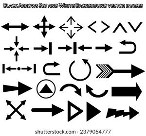 icono de flecha de conjunto negro.Arroja iconos de conjunto negro grande. Arrow.Best Arrows establece iconos. Icono de flecha. Colección vectorial de flecha. Cursor.flechas simples.flechas diferentes o diseño web. Ilustración del vector