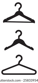 Black Set of Hanger Illustrations