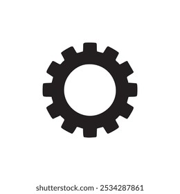 Schwarze Einstellung Symbol Design Art