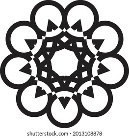 black shape icon simple badge