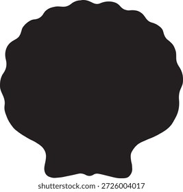Forma negra sobre fondo blanco