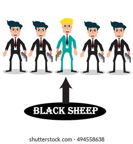black sheep in organization of concept