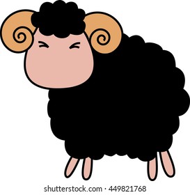 black sheep vector