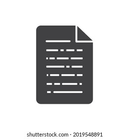 Black sheet of paper with text, icon.